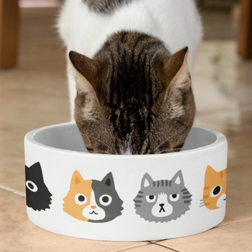 Cat Faces  Fun Kitty Cat Drawings Bowl