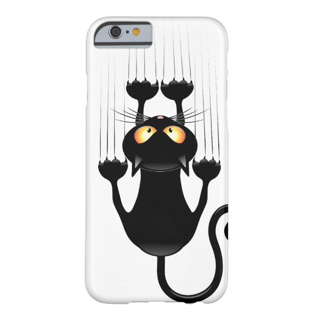 Cat Falling down fun cartoon character Case-Mate iPhone Case (Back)