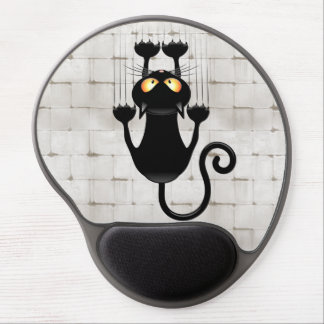 Cat Falling down fun cartoon character Gel Mouse Pad