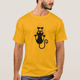 Cat Falling down fun cartoon character T-Shirt