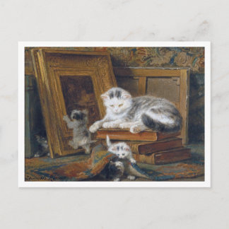 Cat Family, Henriette Ronner-Knip Postcard
