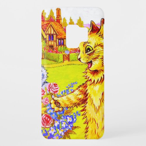 Cat Family in Garden Case_Mate Samsung Galaxy S9 Case