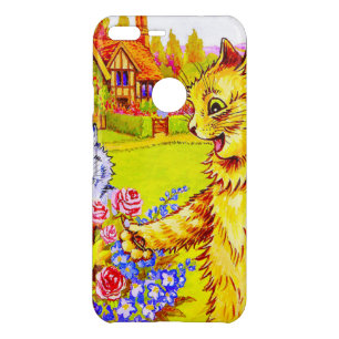 Cat Family in Garden Uncommon Google Pixel XL Case