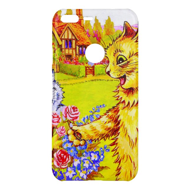 Cat Family in Garden Uncommon Google Pixel XL Case (Back)