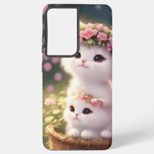 cat family samsung galaxy s21 ultra case