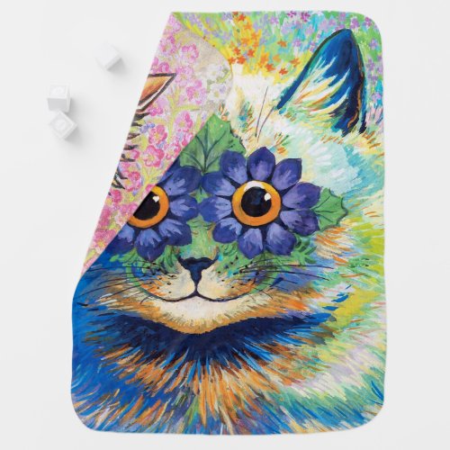 Cat Family  Untitled Cat  Louis Wain  Baby Blanket