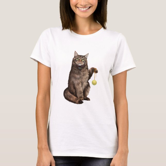 Cat Fans - Maine Coon T-Shirt (Front)