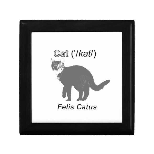 Cat Felis Catus Gift Box (Front)
