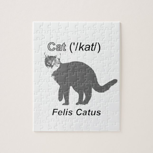 Cat Felis Catus Jigsaw Puzzle (Vertical)