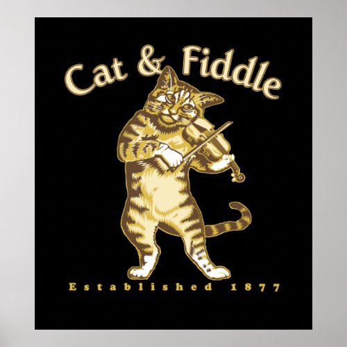 Cat  Fiddle Poster