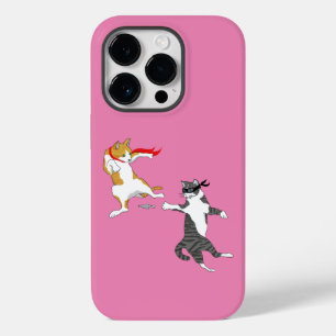 Cat fight Case-Mate iPhone case
