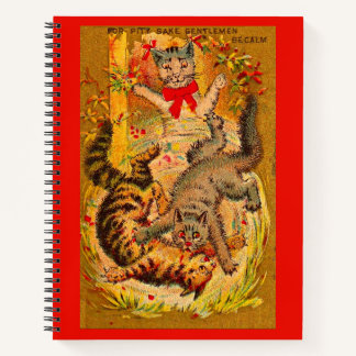 cat fight notebook