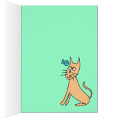Cat & Fish Blank Card (Inside (Right))