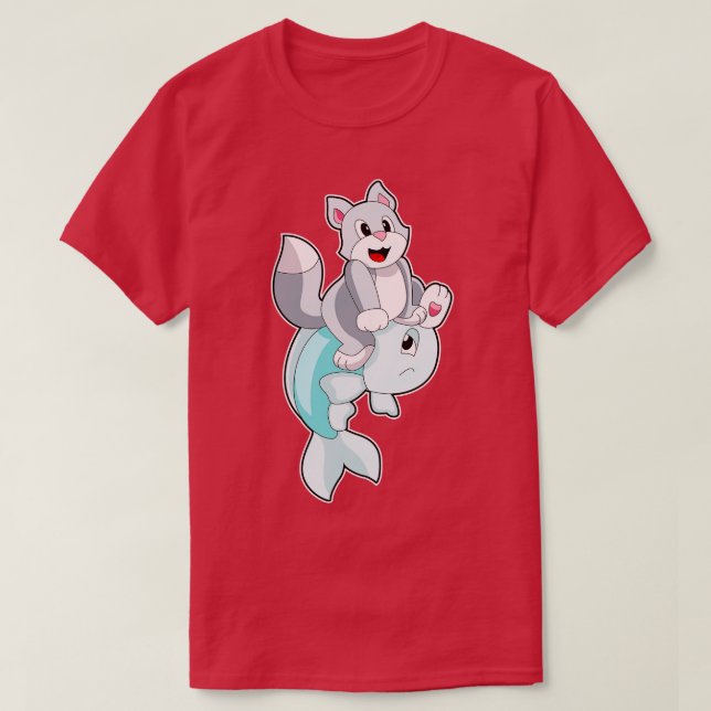 Cat Fish  T-Shirt (Design Front)