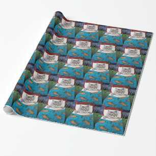 cat Fish Wrapping Paper
