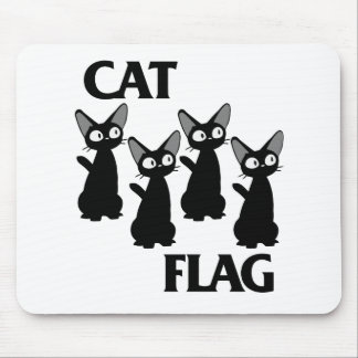 CAT FLAG 2 MOUSE PAD