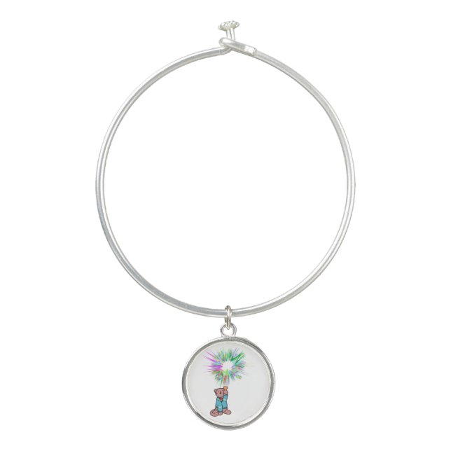 cat flashlight bangle bracelet (Front)