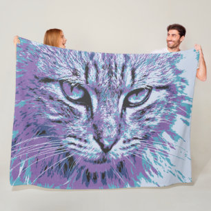 Cat Fleece Blanket