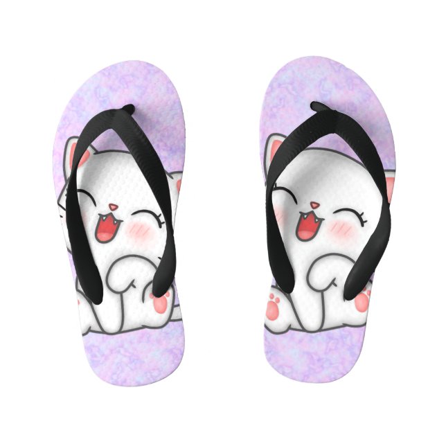Cat Flip Flops (Footbed)