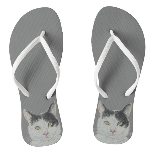 Cat Flip Flops (Footbed)