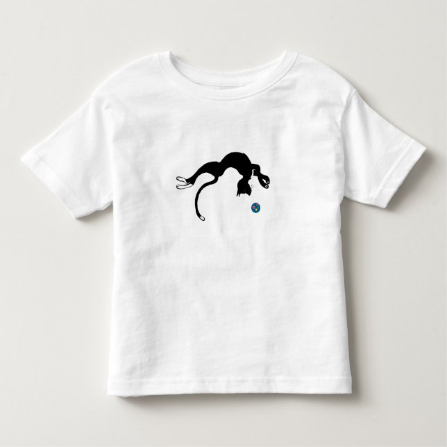 Cat flip games toddler t-shirt (Front)