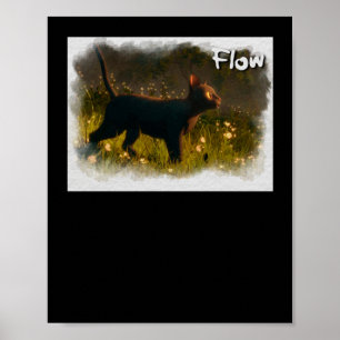 Cat Flow Animation Movie Sticker1 Poster