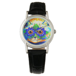 Cat Flower Eyes Watch