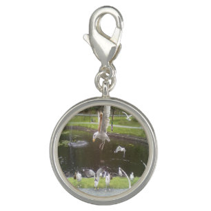 Cat flying a Seagull Charm