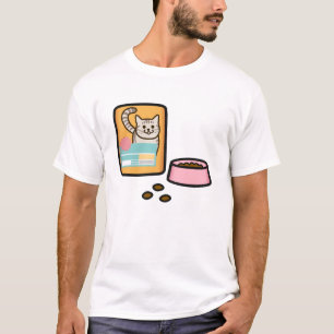 Cat Food in Japanese Kanji T-Shirt