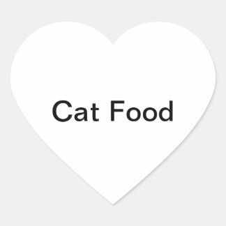 Cat Food Stickers