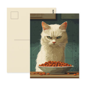 Cat Food Strike Postcard