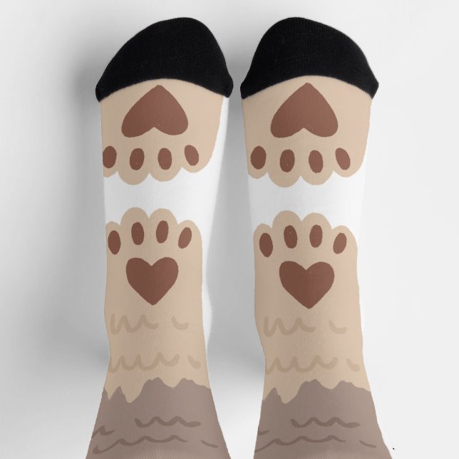 cat foot  socks (Top)
