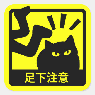 (cat) Footnotes sticker (yellow)