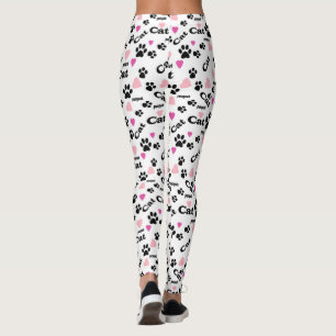 Cat footprints leggings