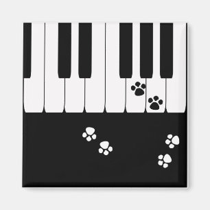 Cat footprints magnet