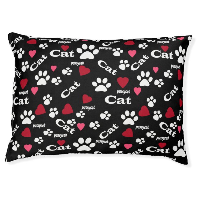 Cat footprints pet bed (Front)