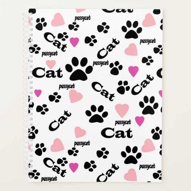 Cat footprints planner (Front)
