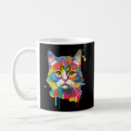 Cat For Kitten Colorful Kitty Adoption Coffee Mug