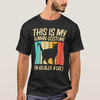Cat For Men Women Black Cat  Cat Person Cats 1 T-Shirt