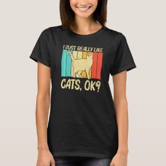 Cat For Men Women Cat Kitten Pet Animal T-Shirt
