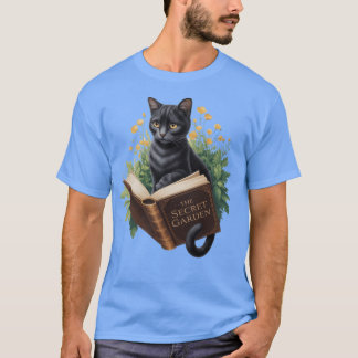 Cat For Women Book Lover Cute Cat And Book friend T-Shirt