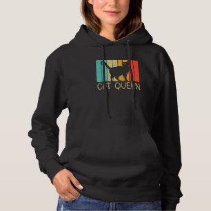 Cat For Women Mom Black Cat Cat Person Cats Hoodie