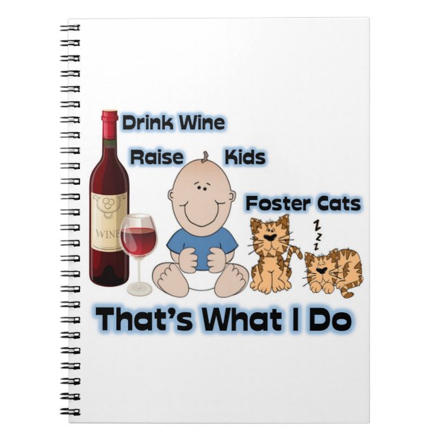 Cat Foster mom note book for cat foster notes (Front)