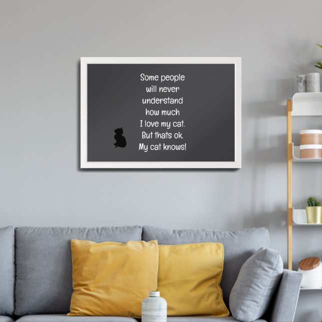 Cat  framed art (Living Room 3)