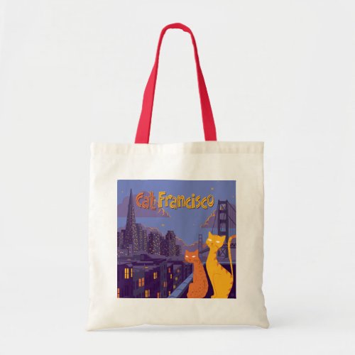 Cat Francisco Tote Bag