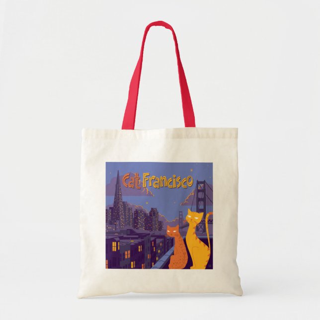 Cat Francisco Tote Bag (Front)