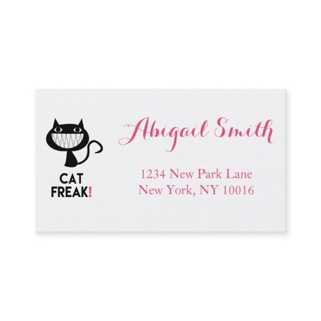Cat Freak! Fun Business Cards