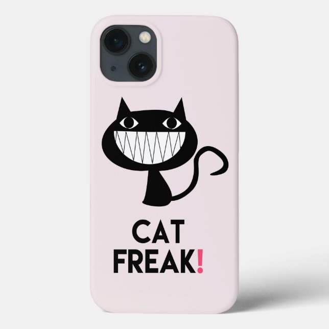 Cat Freak! Fun iPhone 6/6s Barely There Phone Case (Back)