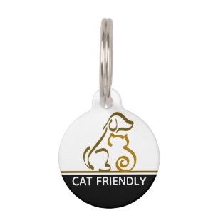 Cat friendly pet ID tag