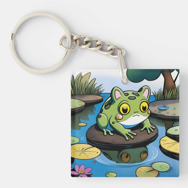 Cat Frog Keychain (Front)